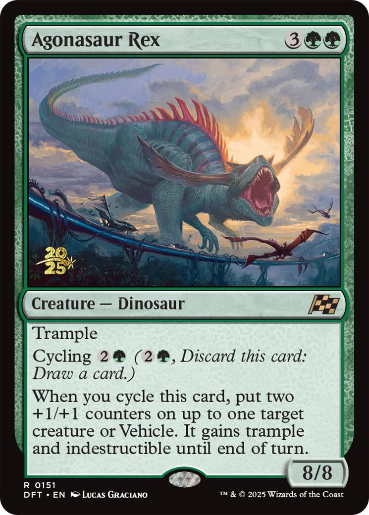 Agonasaur Rex [Aetherdrift Prerelease Promos] | Lots Moore NSW