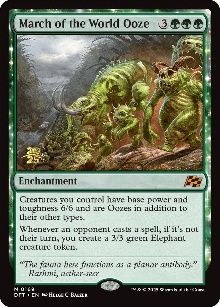 March of the World Ooze [Aetherdrift Prerelease Promos] | Lots Moore NSW