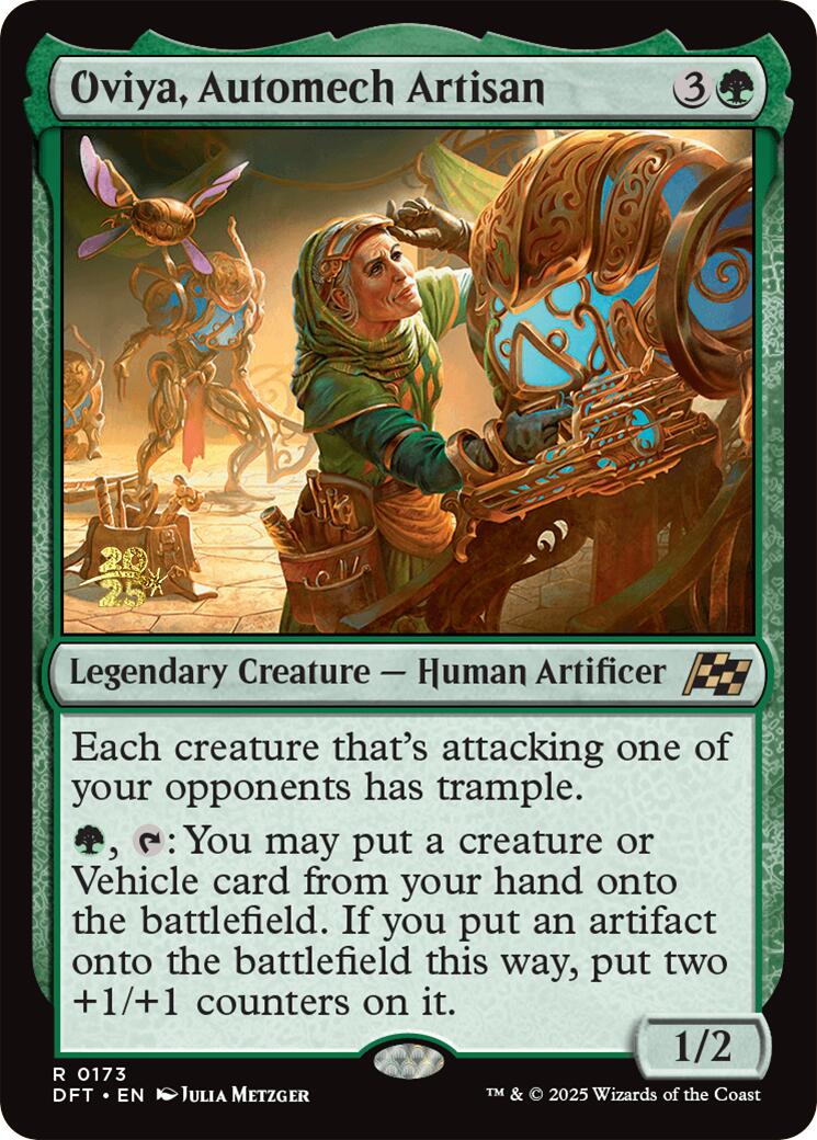 Oviya, Automech Artisan [Aetherdrift Prerelease Promos] | Lots Moore NSW