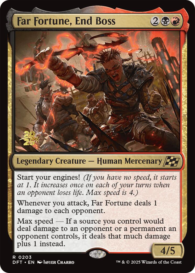 Far fortune, End Boss [Aetherdrift Prerelease Promos] | Lots Moore NSW