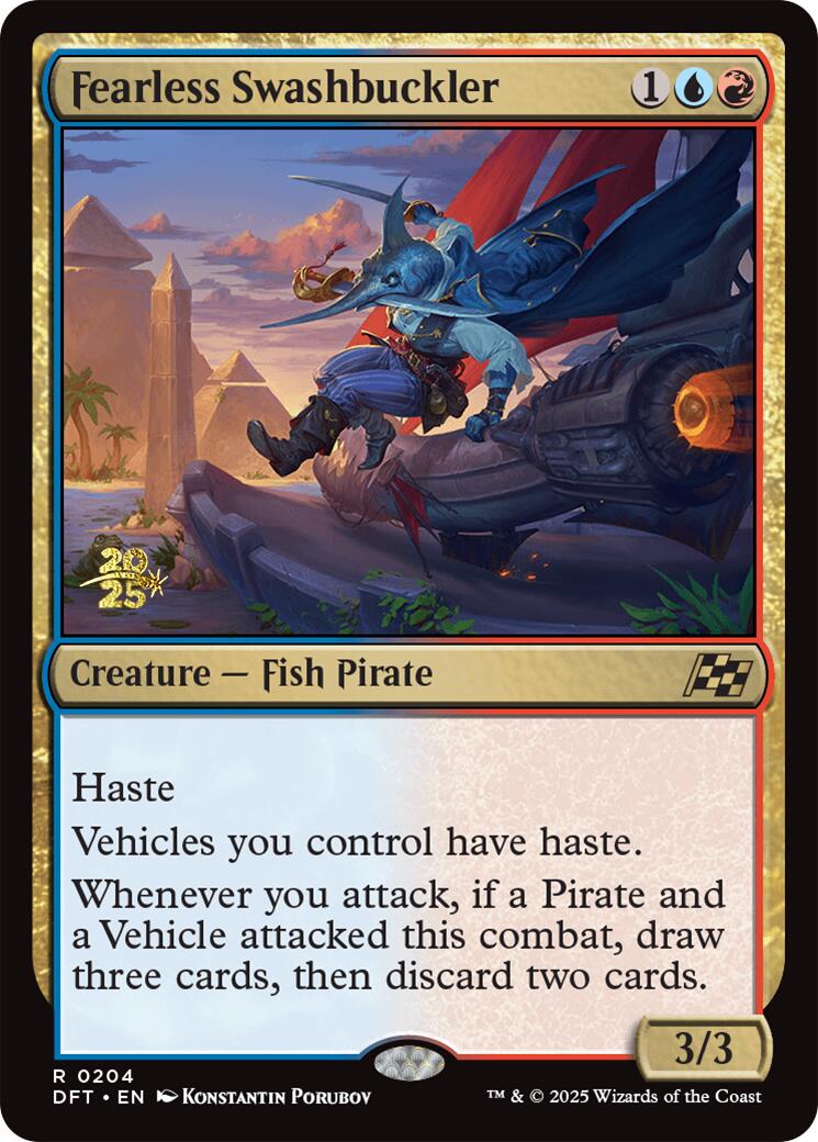Fearless Swashbuckler [Aetherdrift Prerelease Promos] | Lots Moore NSW
