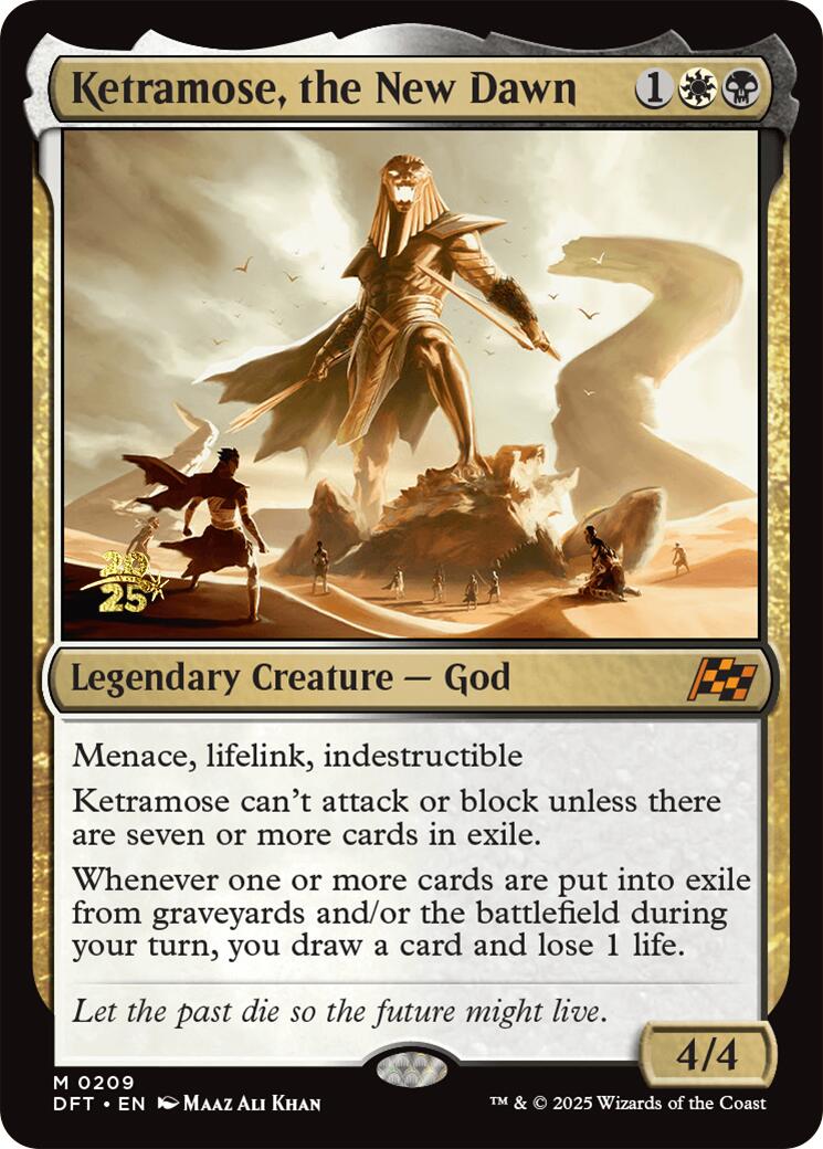 Ketramose, the New Dawn [Aetherdrift Prerelease Promos] | Lots Moore NSW