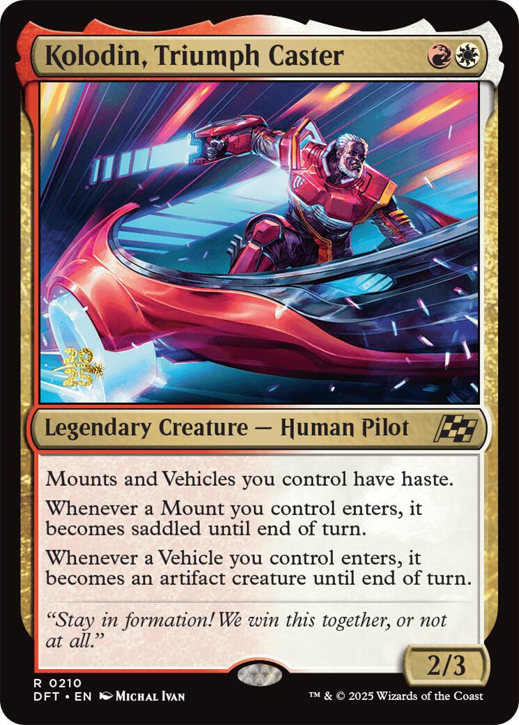 Kolodin, Triumph Caster [Aetherdrift Prerelease Promos] | Lots Moore NSW