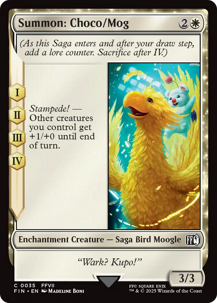 Summon: Choco/Mog [FINAL FANTASY] | Lots Moore NSW