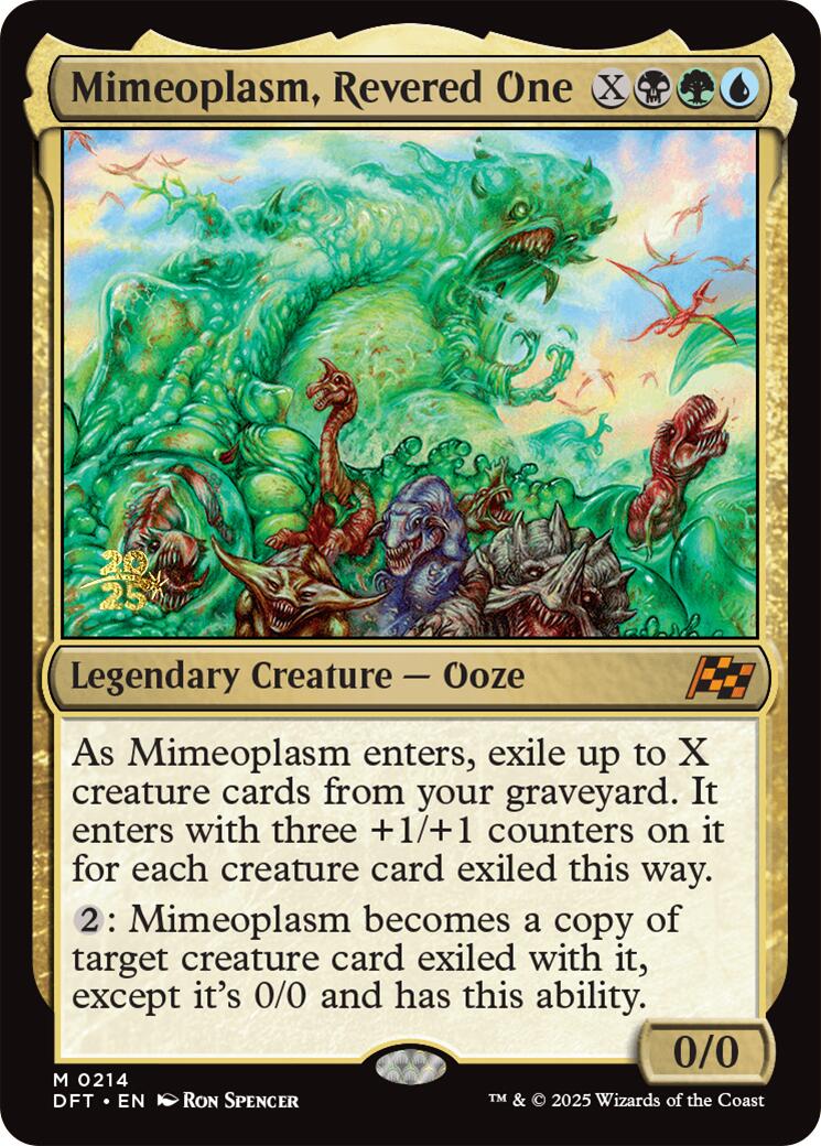 Mimeoplasm, Revered One [Aetherdrift Prerelease Promos] | Lots Moore NSW