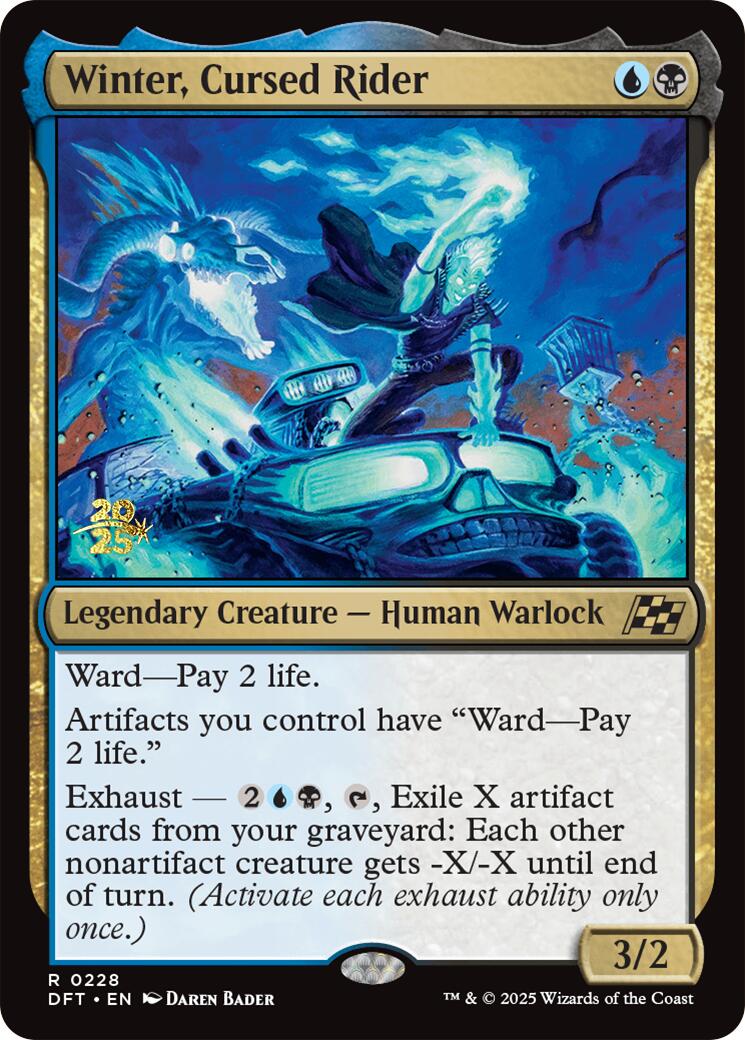 Winter, Cursed Rider [Aetherdrift Prerelease Promos] | Lots Moore NSW
