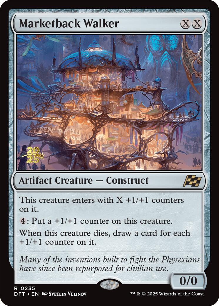 Marketback Walker [Aetherdrift Prerelease Promos] | Lots Moore NSW