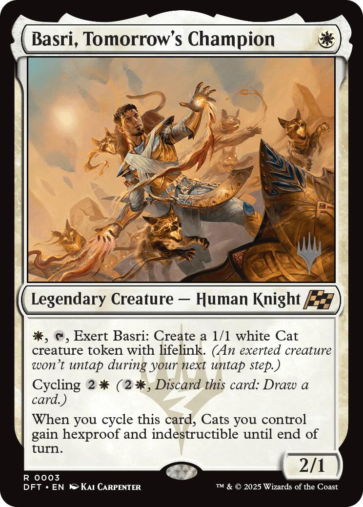 Basri, Tomorrow's Champion (Promo Pack) [Aetherdrift Promos] | Lots Moore NSW