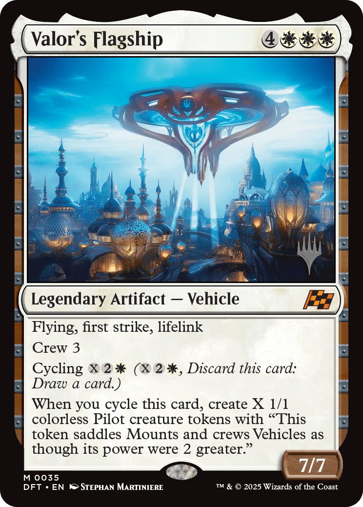 Valor's Flagship (Promo Pack) [Aetherdrift Promos] | Lots Moore NSW