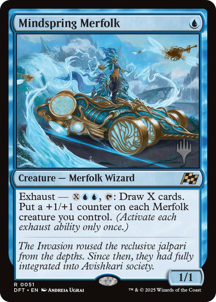 Mindspring Merfolk (Promo Pack) [Aetherdrift Promos] | Lots Moore NSW