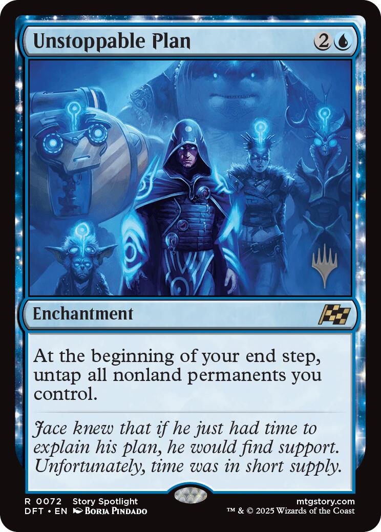 Unstoppable Plan (Promo Pack) [Aetherdrift Promos] | Lots Moore NSW