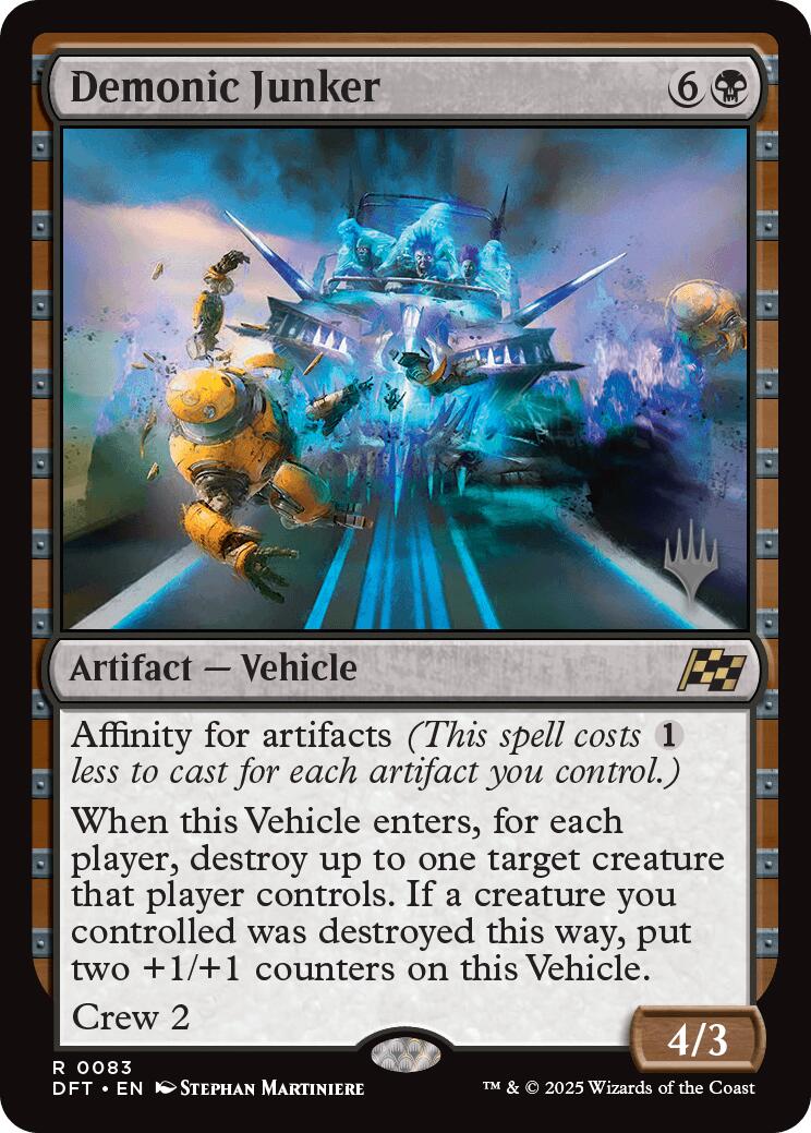 Demonic Junker (Promo Pack) [Aetherdrift Promos] | Lots Moore NSW