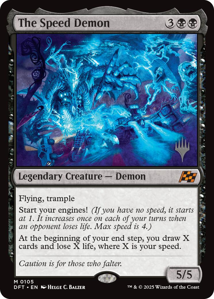The Speed Demon (Promo Pack) [Aetherdrift Promos] | Lots Moore NSW