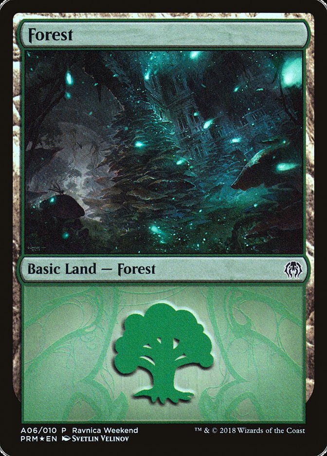 Forest (A06) [Ravnica Allegiance Ravnica Weekend] | Lots Moore NSW