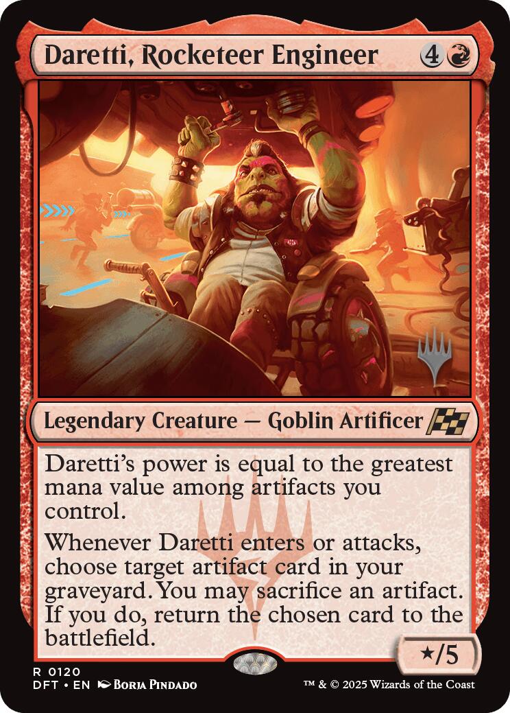 Daretti, Rocketeer Engineer (Promo Pack) [Aetherdrift Promos] | Lots Moore NSW