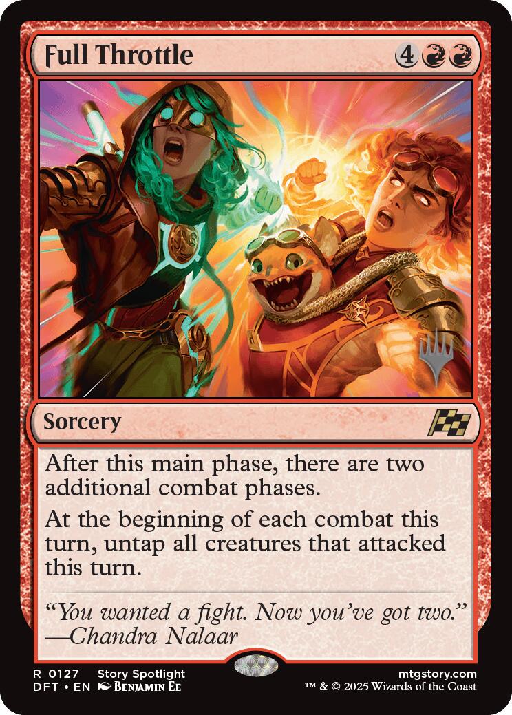 Full Throttle (Promo Pack) [Aetherdrift Promos] | Lots Moore NSW