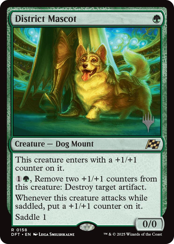 District Mascot (Promo Pack) [Aetherdrift Promos] | Lots Moore NSW
