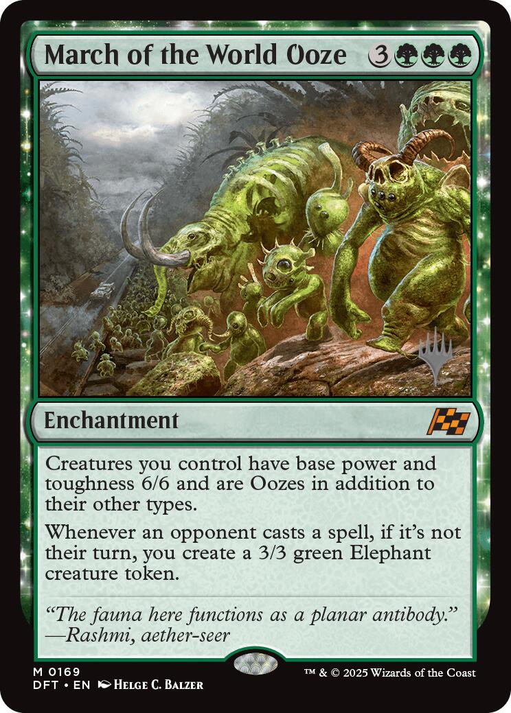 March of the World Ooze (Promo Pack) [Aetherdrift Promos] | Lots Moore NSW