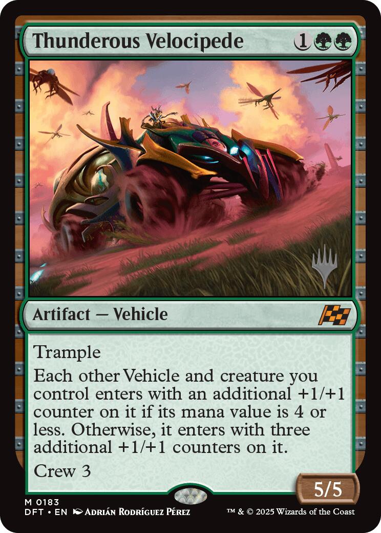 Thunderous Velocipede (Promo Pack) [Aetherdrift Promos] | Lots Moore NSW