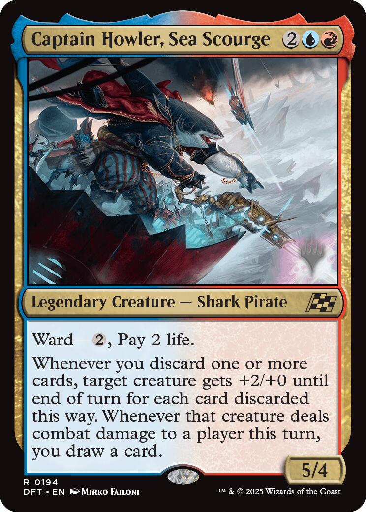 Captain Howler, Sea Scourge (Promo Pack) [Aetherdrift Promos] | Lots Moore NSW