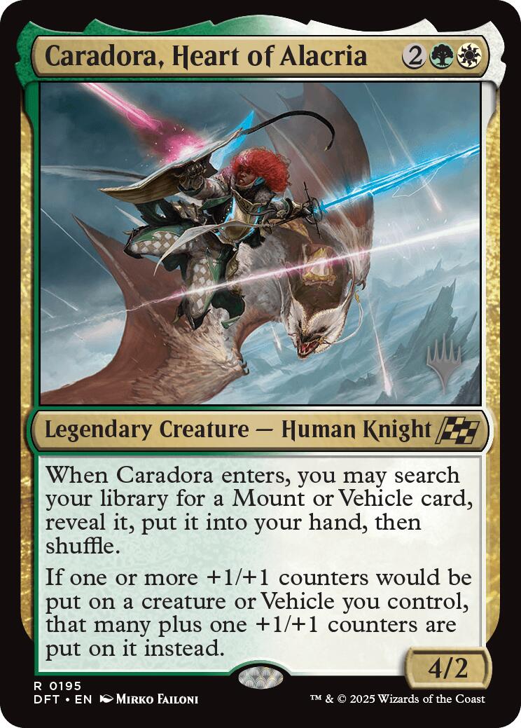 Caradora, Heart of Alacria (Promo Pack) [Aetherdrift Promos] | Lots Moore NSW