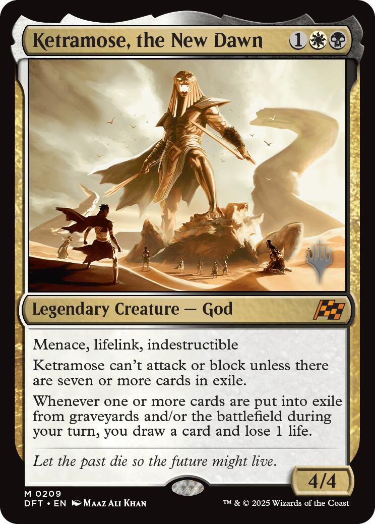 Ketramose, the New Dawn (Promo Pack) [Aetherdrift Promos] | Lots Moore NSW
