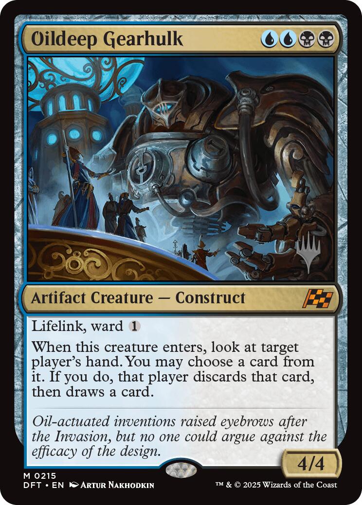 Oildeep Gearhulk (Promo Pack) [Aetherdrift Promos] | Lots Moore NSW