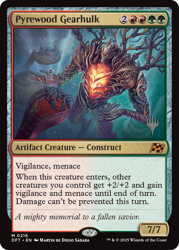 Pyrewood Gearhulk (Promo Pack) [Aetherdrift Promos] | Lots Moore NSW
