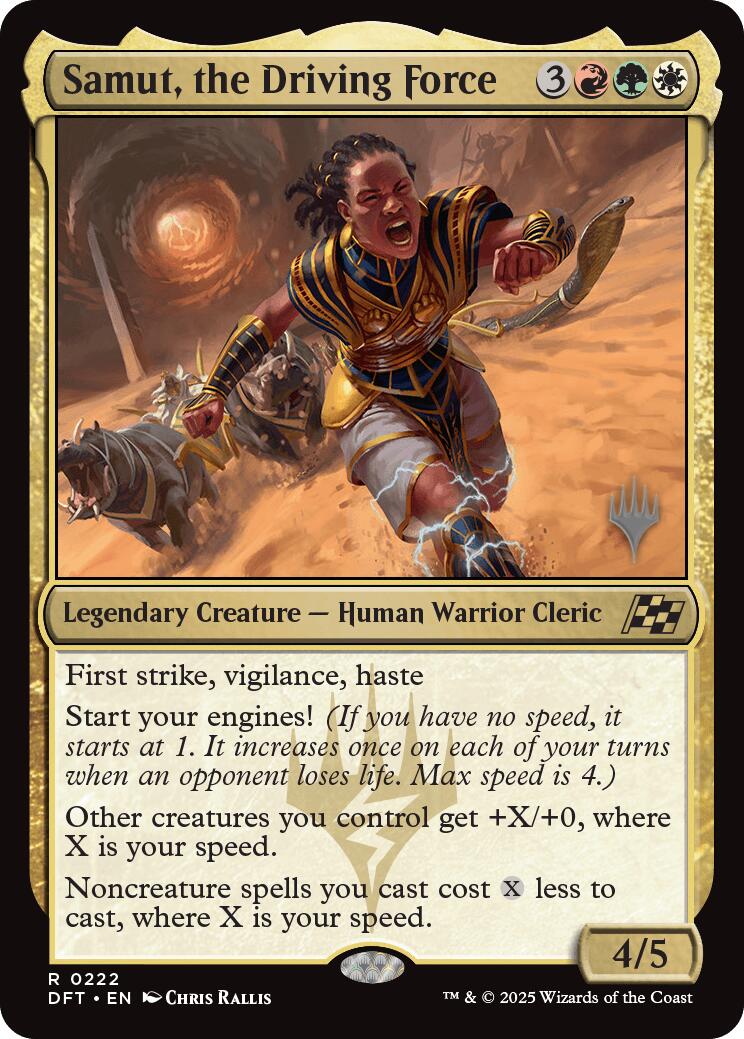 Samut, the Driving Force (Promo Pack) [Aetherdrift Promos] | Lots Moore NSW