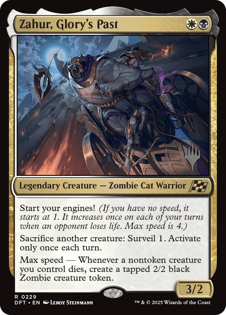 Zahur, Glory's Past (Promo Pack) [Aetherdrift Promos] | Lots Moore NSW