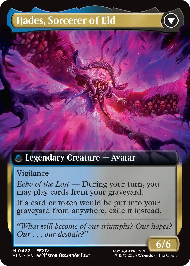 Emet-Selch, Unsundered // Hades, Sorcerer of Eld (Extended Art) [FINAL FANTASY] | Lots Moore NSW