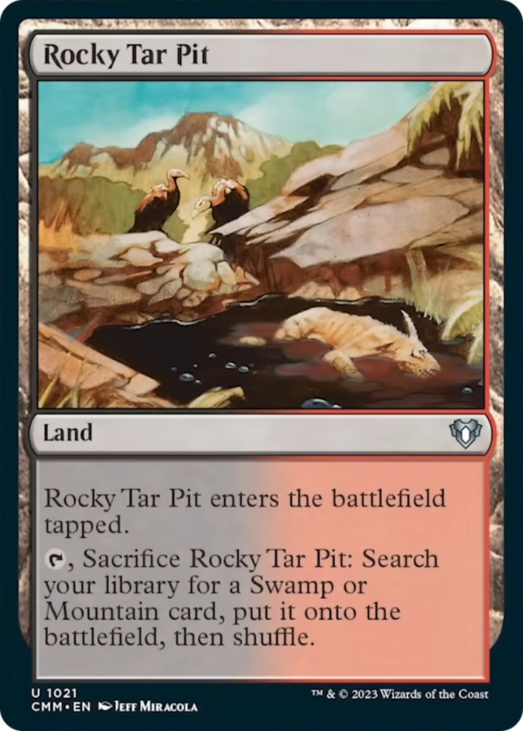 Rocky Tar Pit [Commander Masters] | Lots Moore NSW