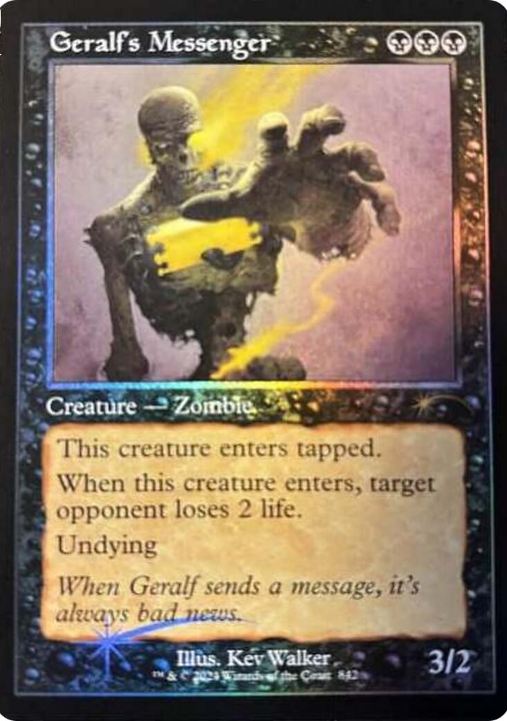 Geralf's Messenger (842) (Retro Frame) [Secret Lair Drop Series] | Lots Moore NSW