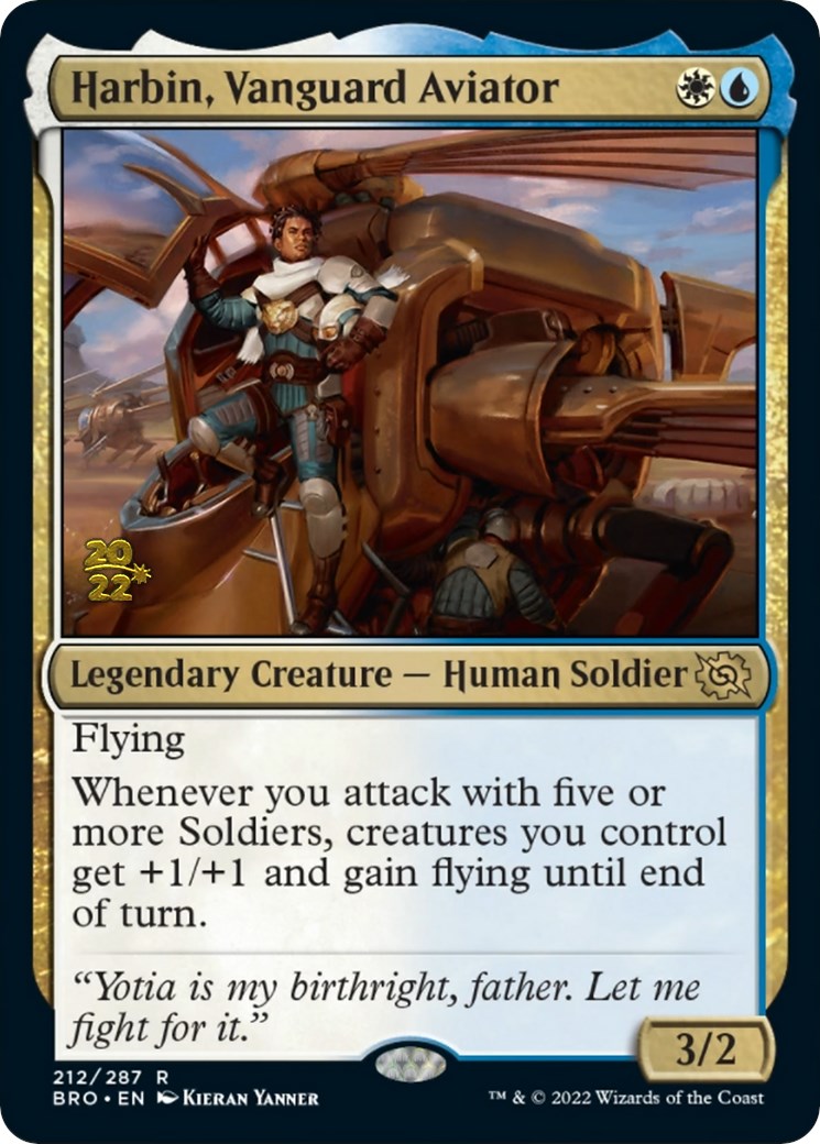 Harbin, Vanguard Aviator [The Brothers' War Prerelease Promos] | Lots Moore NSW