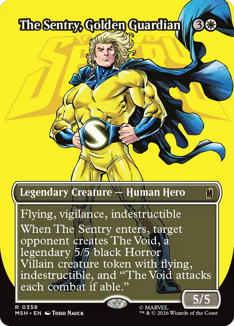 The Sentry, Golden Guardian (Borderless) [Marvel Super Heroes] | Lots Moore NSW