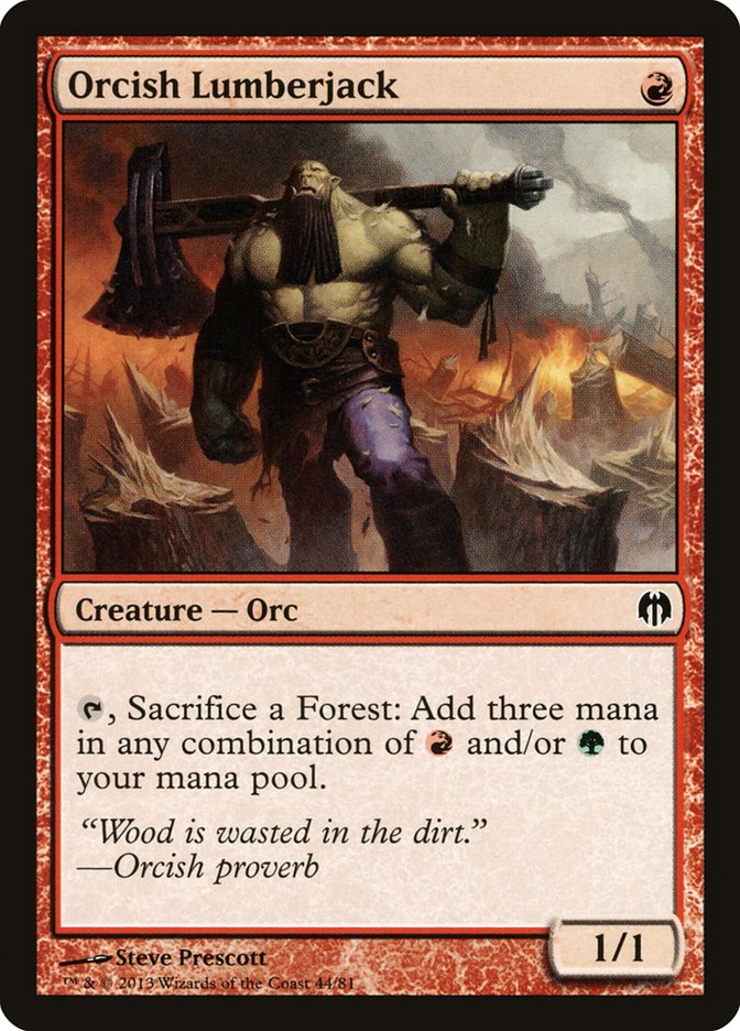 Orcish Lumberjack [Duel Decks: Heroes vs. Monsters] | Lots Moore NSW