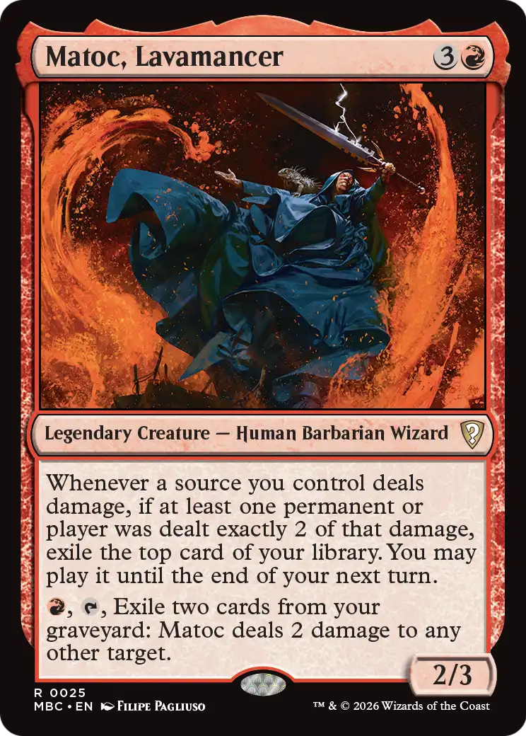 Matoc, Lavamancer [Mystery Booster: Commander Edition] | Lots Moore NSW