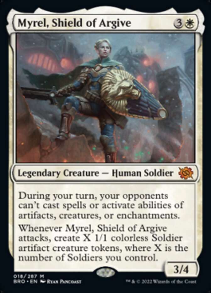 Myrel, Shield of Argive (Promo Pack) [The Brothers' War Promos] | Lots Moore NSW