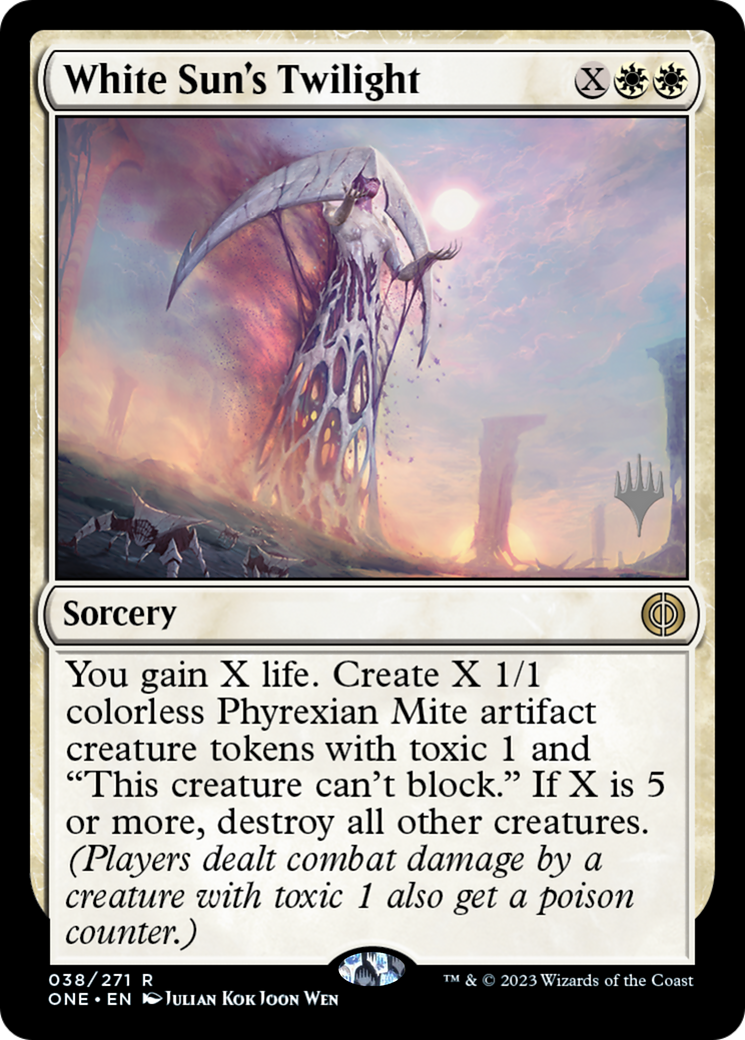 White Sun's Twilight (Promo Pack) [Phyrexia: All Will Be One Promos] | Lots Moore NSW