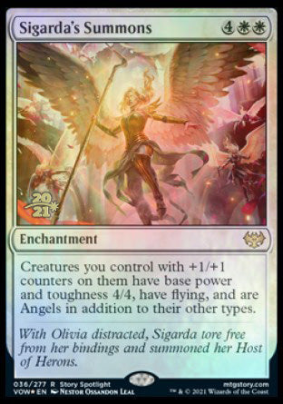 Sigarda's Summons [Innistrad: Crimson Vow Prerelease Promos] | Lots Moore NSW