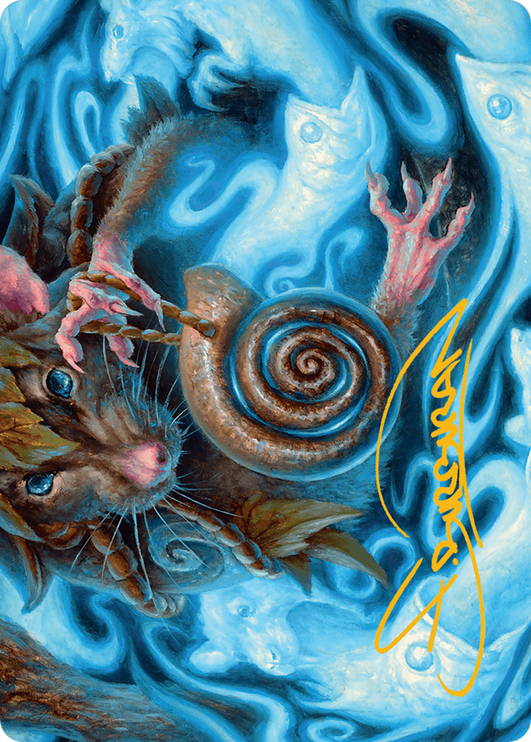 Mind Spiral Art Card (Gold-Stamped Signature) [Bloomburrow Art Series] | Lots Moore NSW