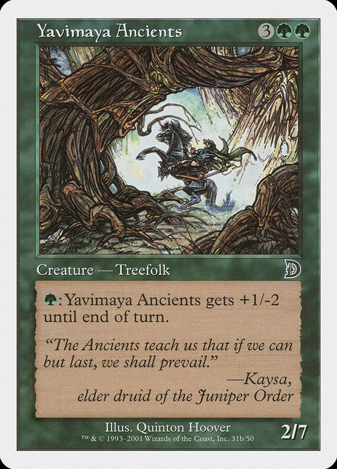 Yavimaya Ancients (Horse Art) [Deckmasters] | Lots Moore NSW