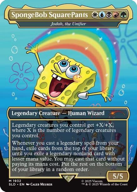 SpongeBob SquarePants - Jodah, the Unifier [Secret Lair Drop Series] | Lots Moore NSW