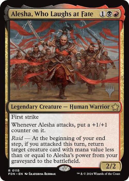 Alesha, Who Laughs at Fate (Promo Pack) [Foundations Promos] | Lots Moore NSW