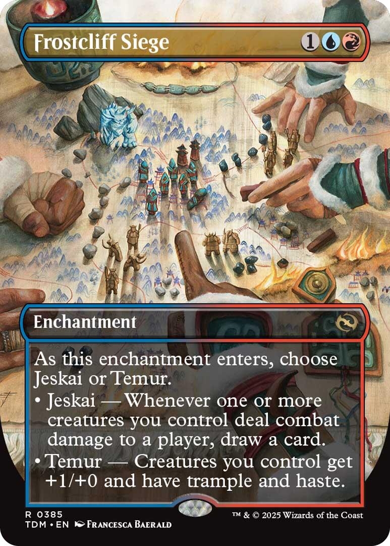 Frostcliff Siege (Borderless) [Tarkir: Dragonstorm] | Lots Moore NSW
