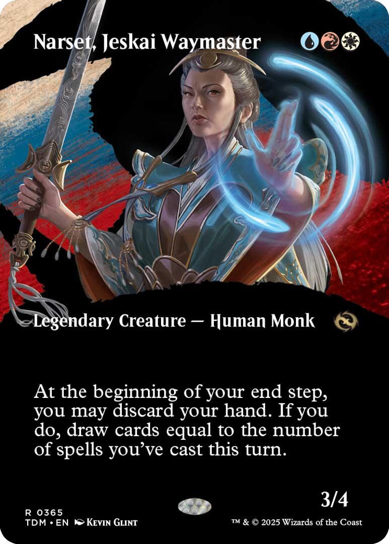 Narset, Jeskai Waymaster (Borderless) [Tarkir: Dragonstorm] | Lots Moore NSW