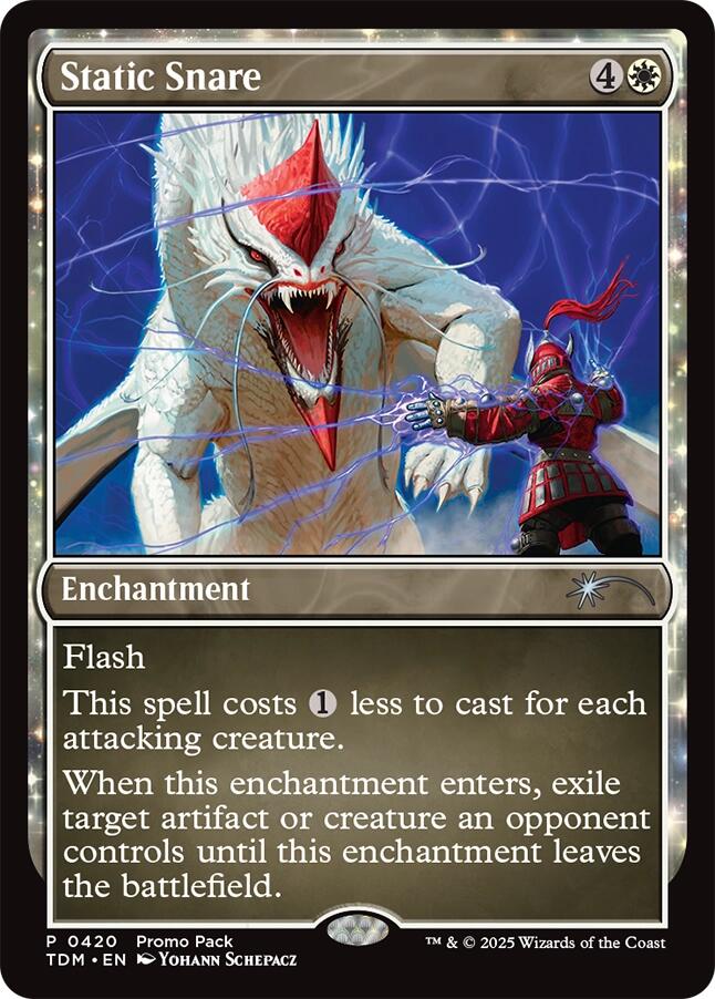 Static Snare [Tarkir: Dragonstorm Promos] | Lots Moore NSW