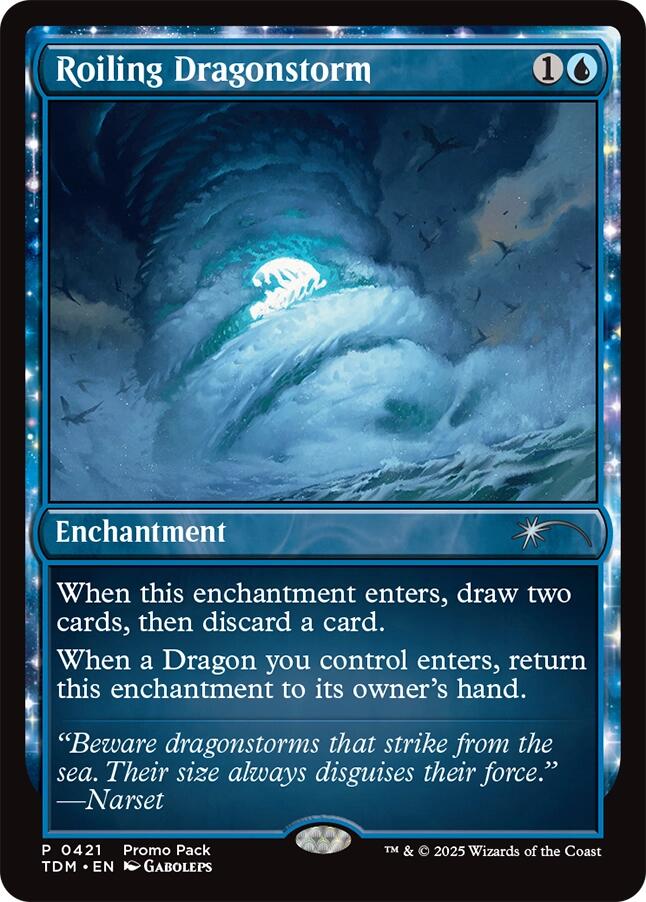 Roiling Dragonstorm [Tarkir: Dragonstorm Promos] | Lots Moore NSW