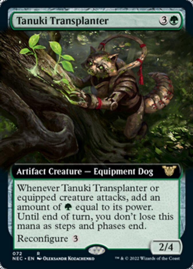 Tanuki Transplanter (Extended Art) [Kamigawa: Neon Dynasty Commander] | Lots Moore NSW