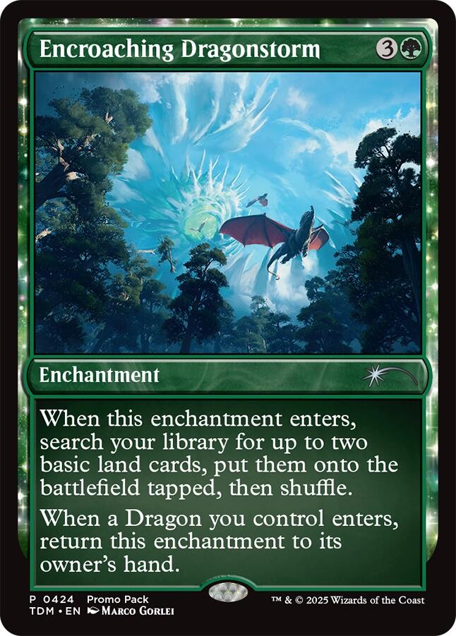 Encroaching Dragonstorm [Tarkir: Dragonstorm Promos] | Lots Moore NSW